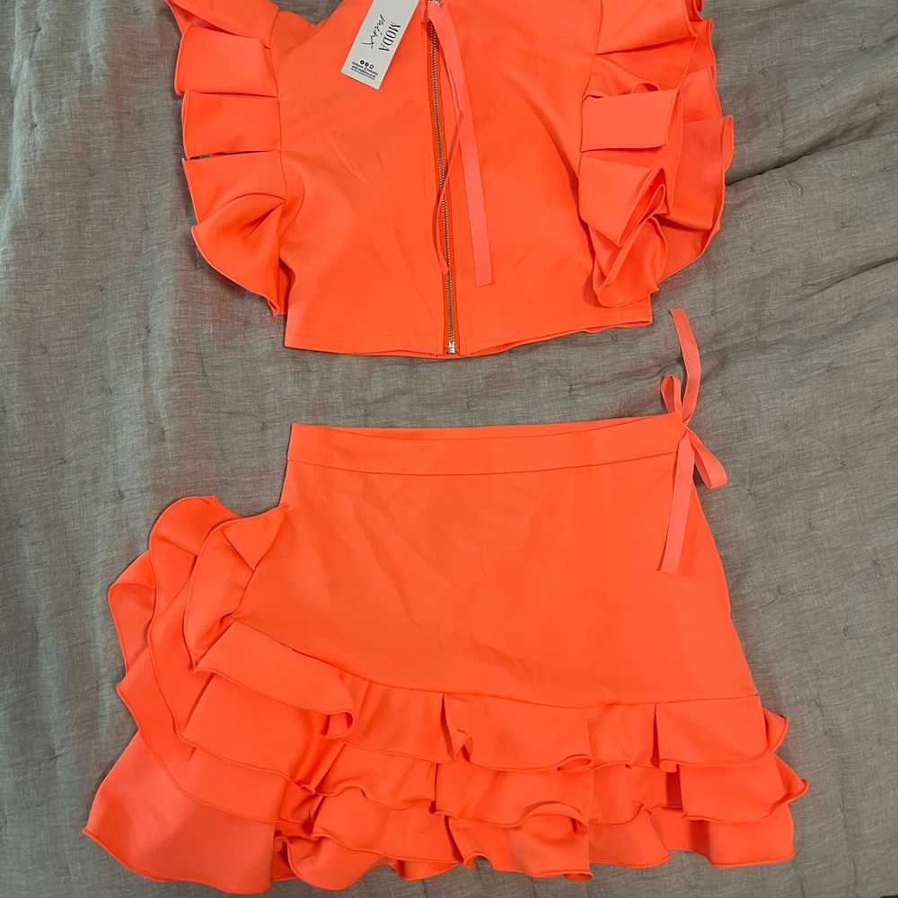ASOS Ruffle Two Piece Set - Picture 4 of 5